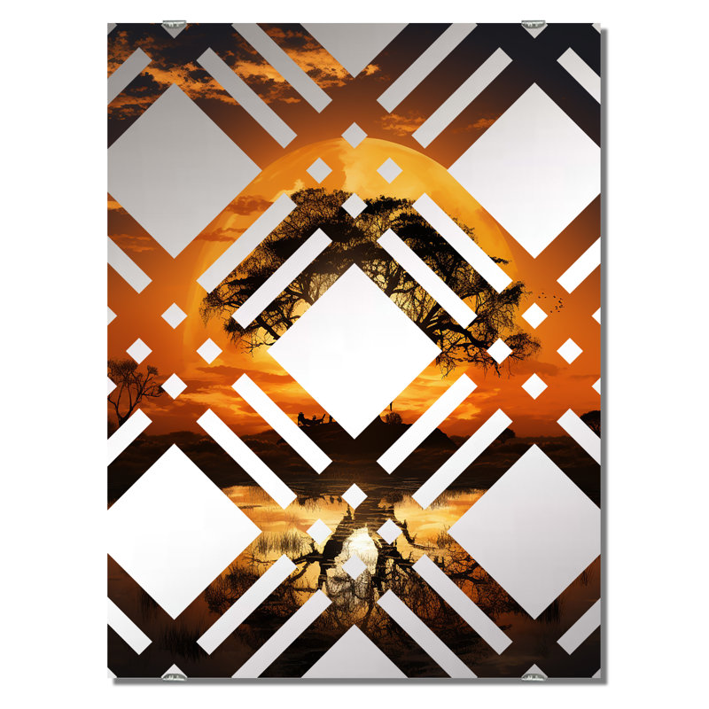 Lade - Miroir mural grand arbre MIR136544, 40 po x 30 po