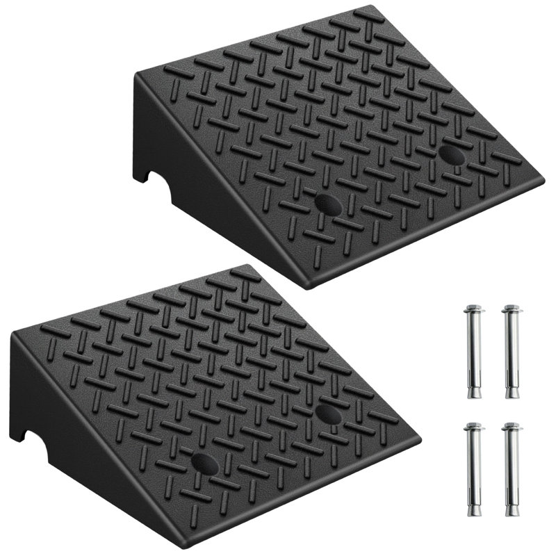 Rubber Curb Ramps（Set of 2）
