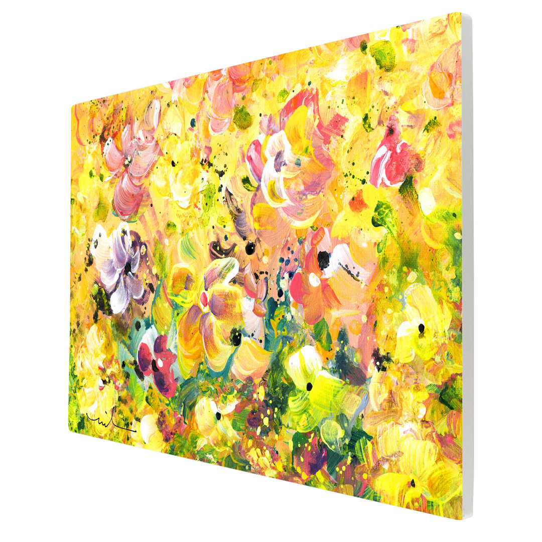 MIKI DE GOODABOOM Traditional Plants & Flowers Wall Decor on Ceramic