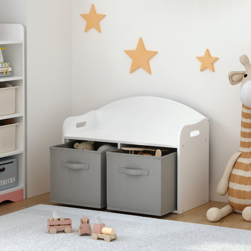 Kids Wooden Toy Box/Bench