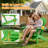 Outdoor Adirondack Chair with Cup Holder All-Weather HIPS Patio Chairs for Lawn, Garden, Fire Pit, Backyard-928513339