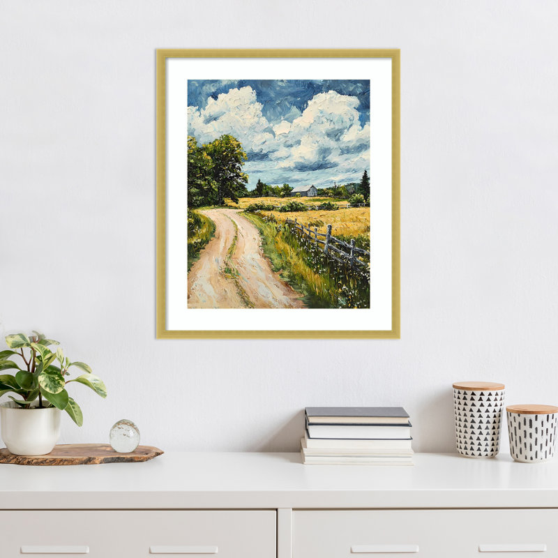 Impression sur bois Impasto, H 25 po x l 21 po