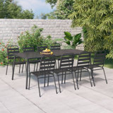 Aieesha Rectangular 8 - Person Dining Set