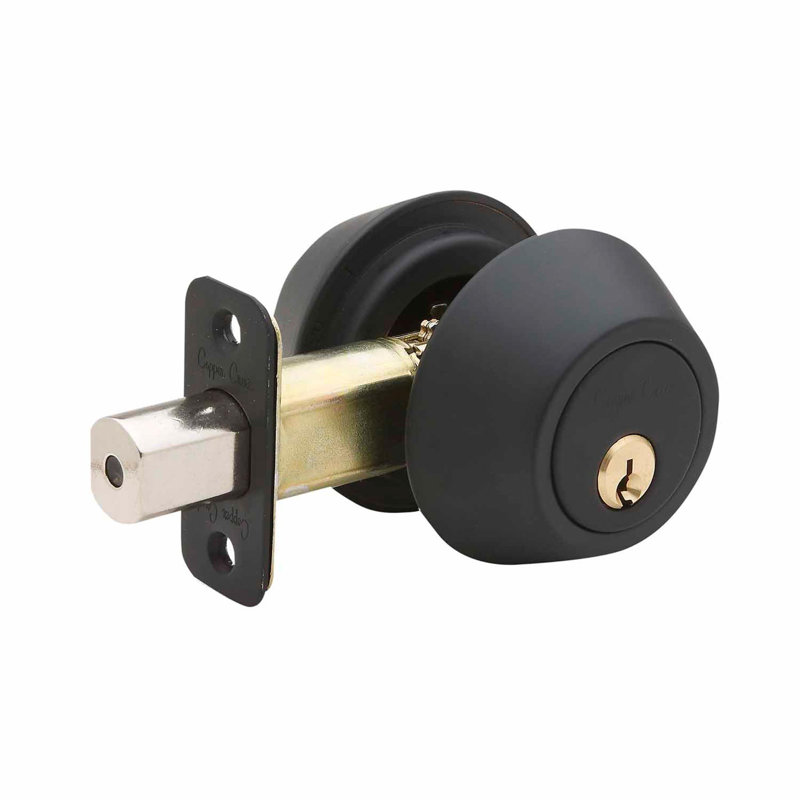Double Cylinder Deadbolt, Black