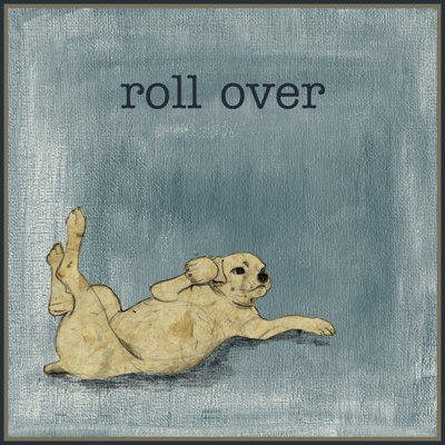 Roll Over - Wrapped Canvas Painting