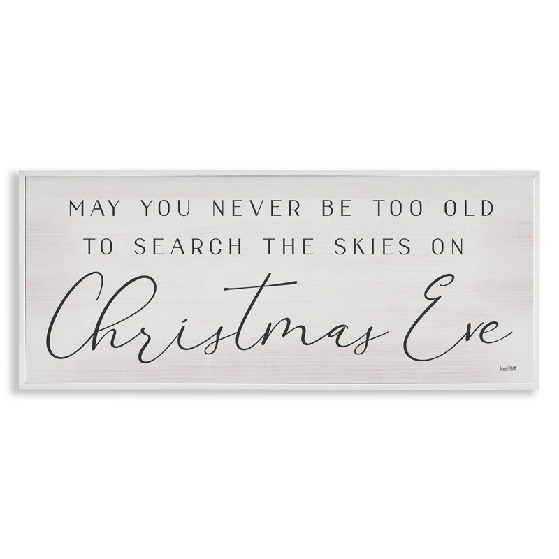 Inspirant réveillon de Noël, typographie, sentiment, giclée, art texturé par Lux + Me Designs, H 13 po x l 30 po
