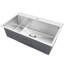 Évier de cuisine encastré L 30 po x l 18 po avec robinet