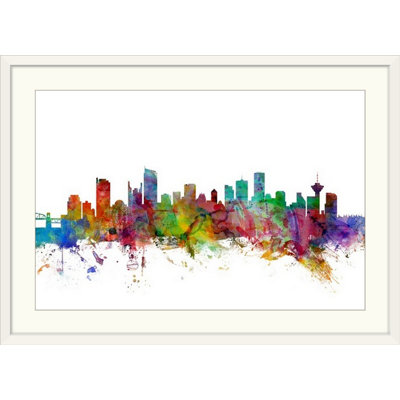 «Vancouver Canada Skyline» par Francy, impression