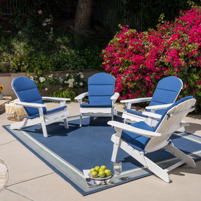 Chaise Adirondack pliante en bois massif Matthias
