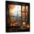 Black Floater Framed