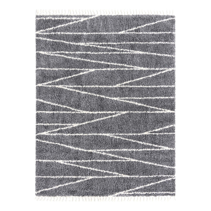 Ananya Striped Indoor Rug, Rectangle 7'10" x 10'