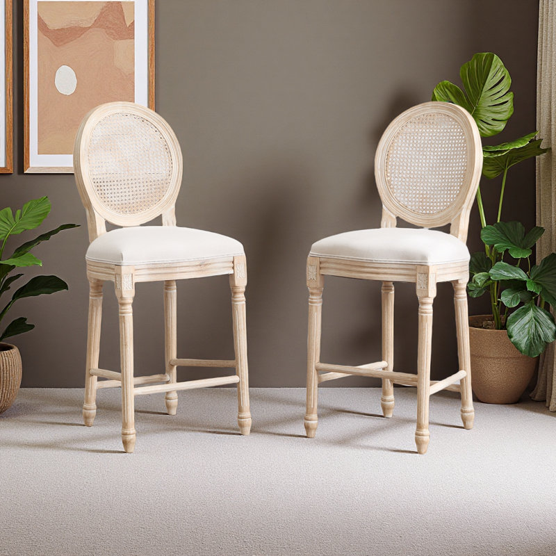 Ensemble de 2 chaises de salle à manger French Country