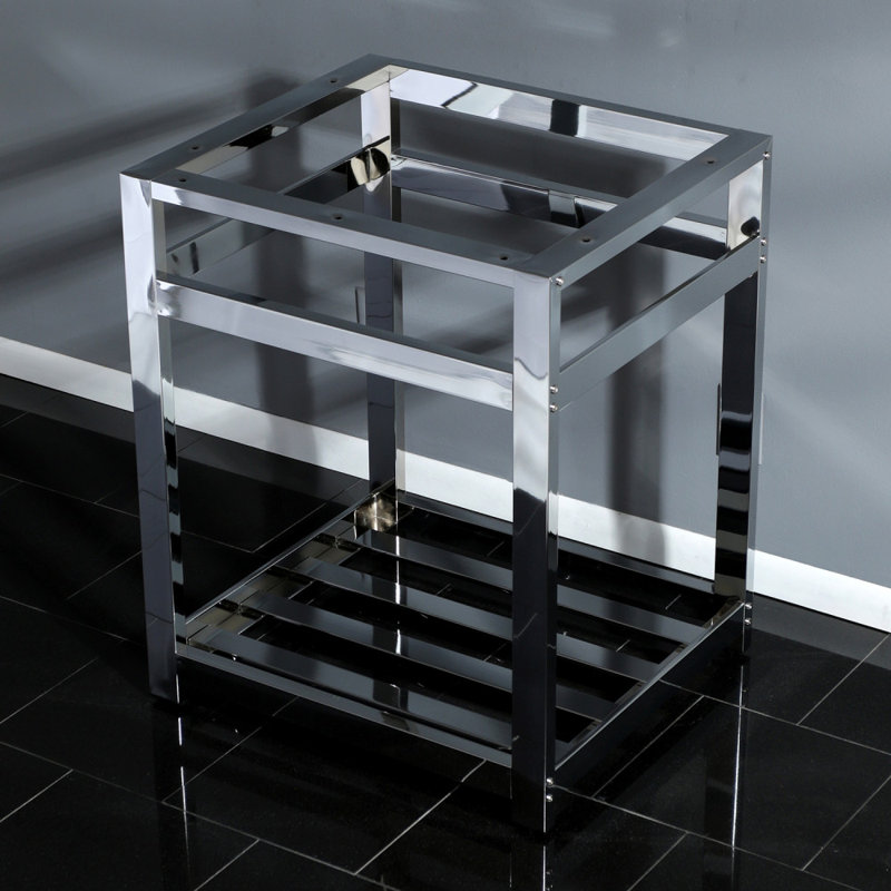 Base de lavabo console Kingston Brass, Chrome poli