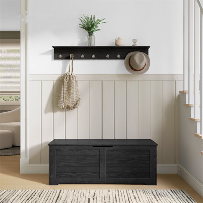 Wood Storage Bench