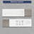 Smart Toilet With Bidet, Auto Open And Close Feature, Heated Seat, Warm Water Dry, Foot Sensor, Fountain Washing Modes, Adjustable Temp, , Dryer Side Button Memory, High - Quality Ceramics Automatic