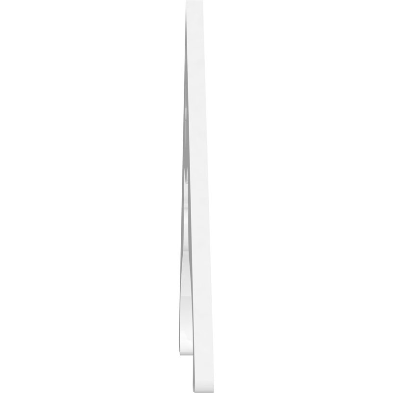 Pignon en PVC de qualité architecturale Heath, H 21 po x l 36 po x P 1 po, 14 / 12