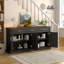 Buffet cannelé à 4 portes et 3 tiroirs-1017165187