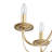 Beesley 5-Light Candlestick Modern Candle Chandelier, Light Gold Finish, for Dining Room