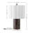 Waldwick Rosalie 17.5" Marble Table Lamp