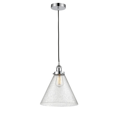 Luminaire suspendu conique à 1 lumière Buckholts