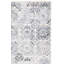 Tapis gris / ivoire en polypropylène / laine touffeté à la main Metro-82084365