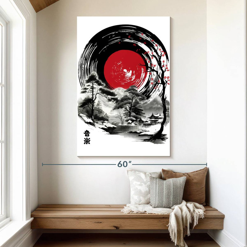 Sumi-E, Aime Sound du Japon, H 51 po x l 34 po