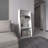 47" Tall Three-Tier Ladder Bookcase White