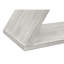 Living Room Accent Table With Grey Veneer, Modern Touch Veneer Side For Room, Practical Choice