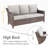 Tya 3 - Pieces Wicker/Rattan Sofa Seating Group With Cushions-580499620