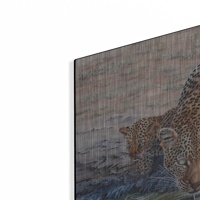  «Queen of Cubs» par Delene Lambert, art mural en métal, 36 po x 24 po, H 24 po x l 36 po