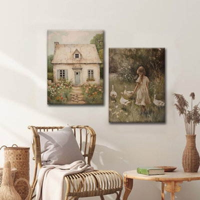 2 Piece Wrapped Canvas Print