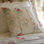 Shore Rose Cream 21" Throw Pillow