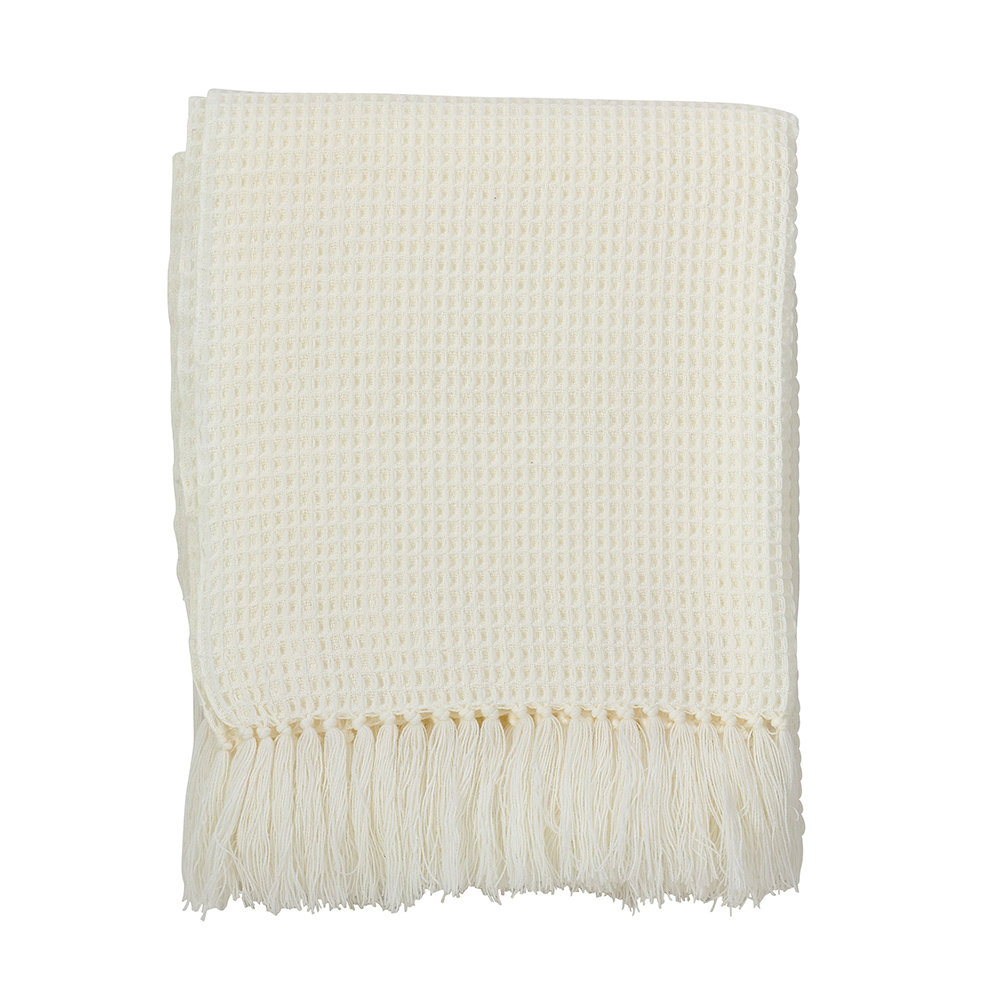 Loomis Throw Blanket, Ivory