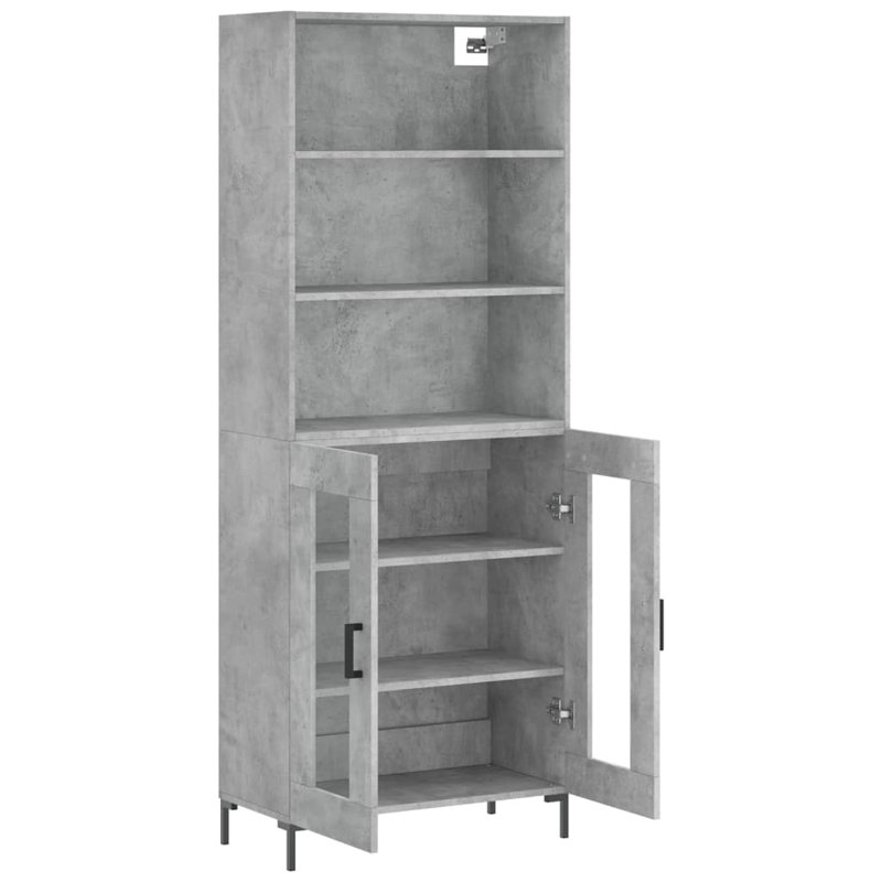 Bradlec 69.5cm Sideboard, Concrete Grey