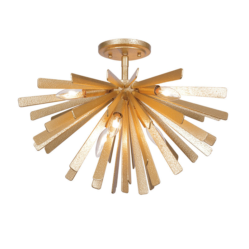 Confluence Flush Mount, Piastra Gold