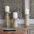 10.10'' H Wood Tabletop Candlestick-2138623017