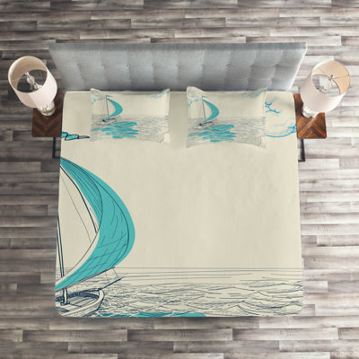 Sailing Coastal Coverlet