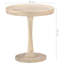Urbano Solid Wood Pedestal End Table