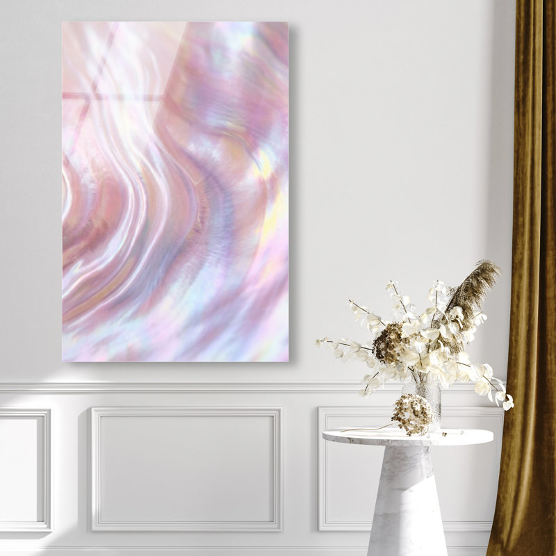 Iridescent Wave Print by Oliver Gal, 15"H x 10"W, High-Gloss Acrylic Print