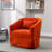 360-Degree Swivel Upholstered Armchair with Accent Pillow-367928027