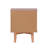 Solid Wood Groove Handle 2-Drawer Nightstand-1938563877
