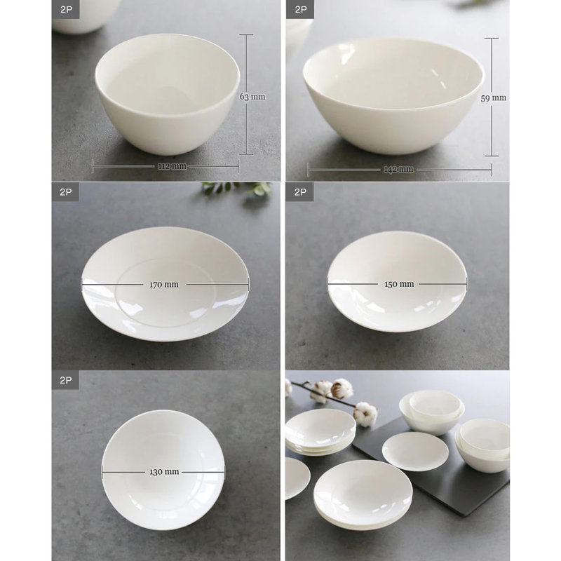 Irisa 10 Piece Bone China Dinnerware Set - Service for 2