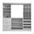 Alvaretta 86'' Closet System-1220257670