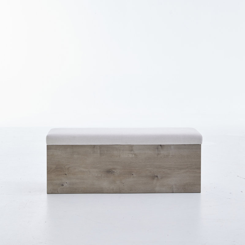 Banc de rangement rembourré Shelton