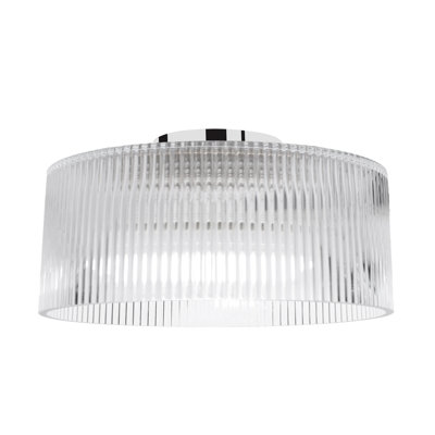 Neamiah 1 Light 11.75" Dia.Flush Mount