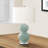 Dyno Table Lamp, Double Round Glass, White Drum Shade-107417450