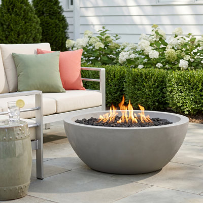 Eldora Round Concrete Fire Pit by Jensen Co