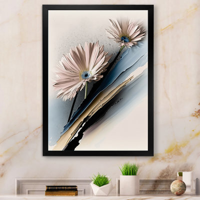 " Beige Gerbera Flowers "