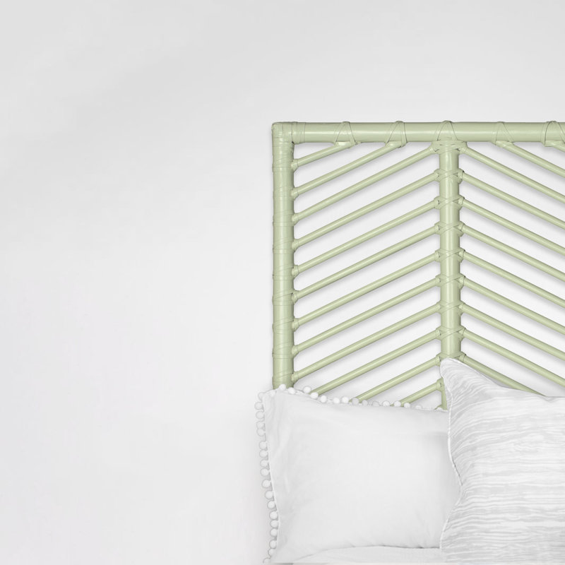 Liam Open-Frame Headboard, Celery Green, Queen
