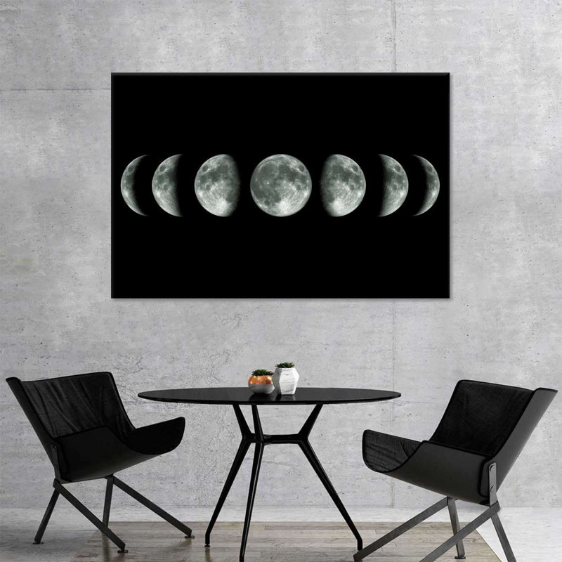 Moon Cycle Canvas Print, 16" H x 24" W x 1.25" D